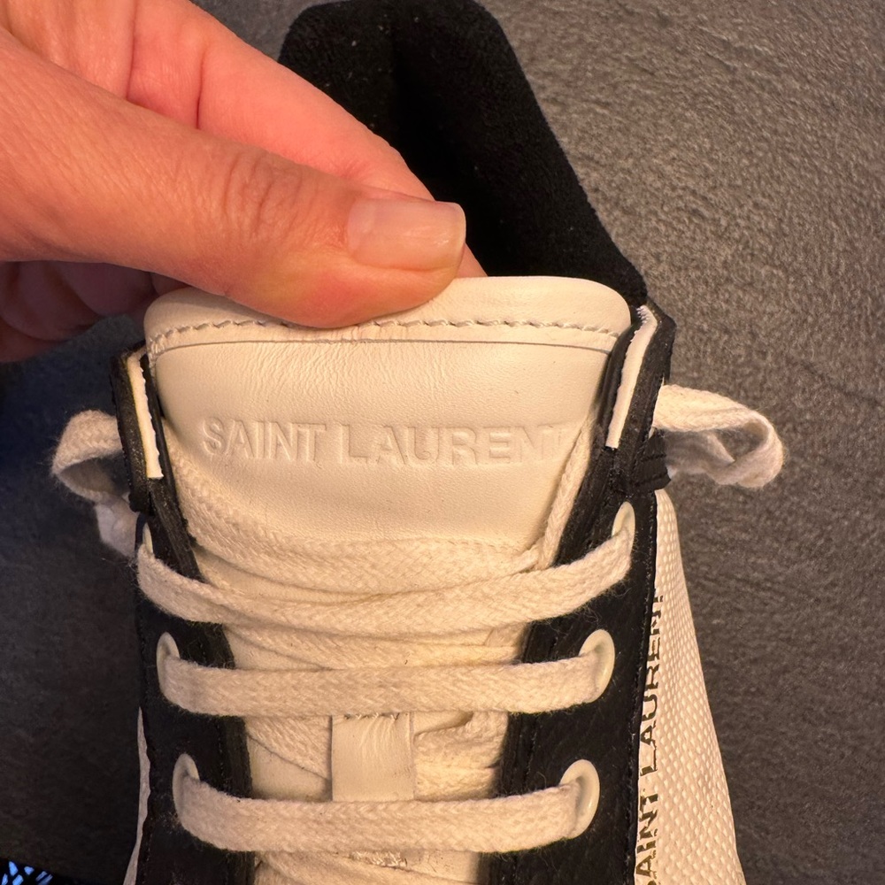 Saint Laurent SL/61 Low-Top Sneakers Men’s Size 42 - Picture 2 of 7